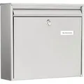Produktbild: Burg Wachter - Burg Wächter 20200 Borkum 3877 Ni Briefkasten Edelstahl Silber Schlüsselschloss