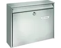 Produktbild: Burg Wächter Briefkasten Edelstahl HxBxT 362/322/100 mm Borkum mit Öffnungsstopp