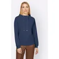 Produktbild: Sweatshirt HEINE, Damen, Gr. 38, blau (dunkelblau), 50% Modal, 44% Polyester, 6% Elasthan, unifarben, Rundhals, Sweatshirts Sweatshirt