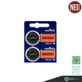 Produktbild: 2 x Batterien Murata eh. Sony CR2032 Lithium Knopfzelle 220mAh 3V