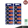 Produktbild: 10 x Batterien Murata eh. Sony CR2032 Lithium Knopfzelle 220mAh 3V
