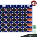 Produktbild: 25 x Batterien Murata eh. Sony CR2032 Lithium Knopfzelle 220mAh 3V