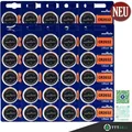 Produktbild: 50 x Batterien Murata eh. Sony CR2032 Lithium Knopfzelle 220mAh 3V
