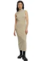 Produktbild: Urban Classics Damen Kleid Ladies Knitted Eco Viscose Turtleneck Dress wetsand XS