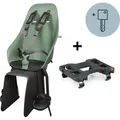 Produktbild: Urban Iki Gepäckträgerkindersitz Fahrrad mit Adapter grün schwarz abschließbar TaKe