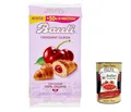 Produktbild: 3x Bauli Cornetti Ciliegia Croissant Kirsch brioche kuchen 100% Italienische Kirschen (6 x 50g) 300g + Italian Gourmet polpa 400g