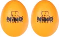 Produktbild: Nino Percussion Egg Shaker Paar – 2 Rasseleier für Kinder ab 3 Jahren – Musikinstrument – Geschenkidee - Kunststoff, Orange (NINO540OR-2)