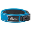 Produktbild: Hunter - Collar Divo - Hundehalsband Gr Halsumfang 25-35 cm - Breite 4,0 cm lightblue /grau