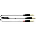 Produktbild: Cordial Audiokabel CFY 1,5 VPP, 10623, 1,5m, 1x 6,3mm Klinke / 2x 6,3mm Klinke, 3/2-polig