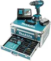 Produktbild: Makita Akku-Schlagbohrschrauber DHP482RFX9, max. 1900 U/min, 18V • 62 Nm, inkl. 2xAkkus 18V/3Ah/Ladegerät, Zubehör und Koffer
