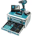 Produktbild: Makita Akku-Schlagbohrschrauber 18V / 3,0 Ah, 2 Akkus + Ladegerät im Alukoffer +