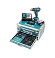 Produktbild: makita DHP482RFX9 Akku-Schlagbohrschrauber-Set 18,0 V, mit 2 Akkus Werkstatt, La