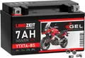 Produktbild: Langzeit Gel Motorradbatterie YTX7A-BS 7Ah 12V