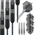 Produktbild: Unicorn Steeltip Dartpfeile Set | Noir Style 3 | 90% Tungsten Barrels mit schwarzer Titanbeschichtung & schwarzen Volute Points | 24g