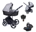 Produktbild: Coletto Kombi-Kinderwagen Fado 5 in 1 inkl. Sportsitz, Autositz, Iso und Zubehör in 10 Designs