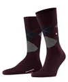 Produktbild: Burlington Herren Socken Edinburgh M SO Wolle gemustert 1 Paar, Rot (Claret 8435) neu - umweltfreundlich, 40-46