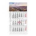 Produktbild: Timr 3-Monatskalender 2026 Jahresübersicht - 53 cm - International mehrsprachig D/GB/F/I/E/NL - Wandkalender mit Schieber - Motiv Ballonfahrt I tr350