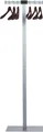 Produktbild: UNILUX Garderobenständer Spirit aus Stahl, 175 cm, grau