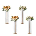 Produktbild: VEVOR 4er-Set Blumenhocker Kristallvase Blumenständer Beistelltisch Modern 90cm