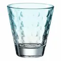 Produktbild: Leonardo Trinkglas Optic, Becher, Wasserglas, Kalk-Natron Glas, mint, 215 ml