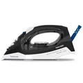 Produktbild: Taurus – Dampfbügeleisen Itaca 220, 2200W, Dampfstoß 110 g/min, Silver-Bügelsohle, Anti-Kalk, Tropfstopp, Selbstreinigung, akustisches/visuelles Signal, Sprühfunktion, Vertikaldampf, Schwarz/Blau/Weiß