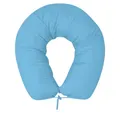 Produktbild: vidaXL Kopfkissen Schwangerschaftskissen 40x170 cm Hellblau, Bezug: Baumwolle
