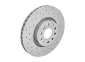 Produktbild: ZIMMERMANN Bremsscheibe 100330052 Vorderachse Gelocht 312mm 25mm für Ford VAG Skoda (SVW) VW (FAW)