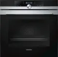 Produktbild: Siemens Multifunktions Einbau  Backofen Pyrolyse schwarz HB673GBS1 EEK: 