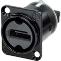 Produktbild: Neutrik NAHDMI-W-B HDMI-Steckverbinder Flanschbuchse, Kontakte gerade Polzahl...