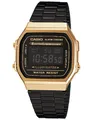 Produktbild: Casio Casio Retro Schwarz Unisex Armbanduhr A168WEGB-1BEF