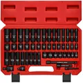 Produktbild: CASOMAN 3 8 Zoll Impact Socket Set 48 Stück 6 Punkt CrV Stahl