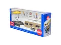 Produktbild: Siku 2542 PKW (Porsche) mit Wohnwagen 1:55 OVP - 3559