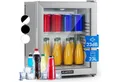 Produktbild: Klarstein Table Top Kühlschrank HEA-Brooklyn-24Slb 10035224A, 47 cm hoch, 38 cm breit, Hausbar Minikühlschrank ohne Gefrierfach Getränkekühlschrank Glastür