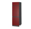 Produktbild: Vicco Kühlumbauschrank R-Line, Rot/Anthrazit, 60 cm J-Shape
