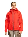 Produktbild: RevolutionRace Arcade 3L Lightweight Jacket für Damen, Wasserdichte Jacke, Packbare Windjacke für Wanderungen und Outdoor-Aktivitäten, Cherry Tomato, S