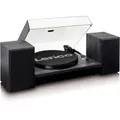 Produktbild: LENCO LS-300BK Plattenspieler mit ext. Lautsprechern, schwarz.