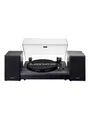 Produktbild: Lenco LS-300WD - Record Player with Bluetooth and two separate speakers - Black - Plattenspieler Schwarz