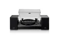 Produktbild: Lenco LS-300BK Plattenspieler (Riemenantrieb, Bluetooth, Bluetooth & Cinch-Anschluss inkl. 2x externe Lautsprecher, Schwarz)