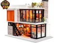 Produktbild: Miniatur Haus, Moderne Villa Puppenhaus Holz