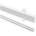 Produktbild: INTERDECO Paneelwagen Easyslide, Schiebegardinen, Gardinenschienen, (1 Stück, Weiss), kürzbar weiß 70 cm