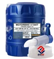 Produktbild: 20 Liter Mannol 7812 Motorbike 4-Takt 10W40 API SL Motorradöl MA/MA2 + Hahn