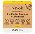 Produktbild: Niyok Festes Haarshampoo in festes Shampoo Conditioner Vitamina, 80 g