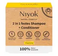 Produktbild: Niyok Festes Haarshampoo 2in1 festes Shampoo+Conditioner - Vitamina 80g
