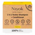 Produktbild: 2in1 festes Shampoo+Conditioner - Vitamina 80g | NIYOK