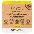 Produktbild: Niyok 2 in 1 festes Shampoo & Conditioner Vitamina   80 g