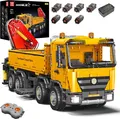 Produktbild: MOULDKING 17050 | MB Actros™ Kipplaster mit Kran (RC + Pneumatic) Set NEU & OVP