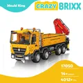 Produktbild: Mould King 17050 Technik Pneumatischer Kranwagen Klemmbausteine RC Ferngesteuert