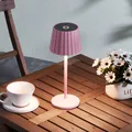 Produktbild: Lindby Dimmbare LED Akku Tischlampe kabellos mit Touchsensor, aufladbare tragbar