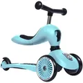Produktbild: Scoot and Ride Laufrad/Kinderscooter Highwaykick 1, Hellblau, Metall, Kunststoff, 24x37x55 cm, höhenverstellbarer Lenker, weicher Sitz, Anti-Überschlag-Vorrichtung, Outdoor Spielzeug, Kinderfahrzeuge, Scooter & Cityroller