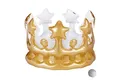 Produktbild: relaxdays Aufblasbares Partyzubehör 2 x Aufblasbare Krone gold